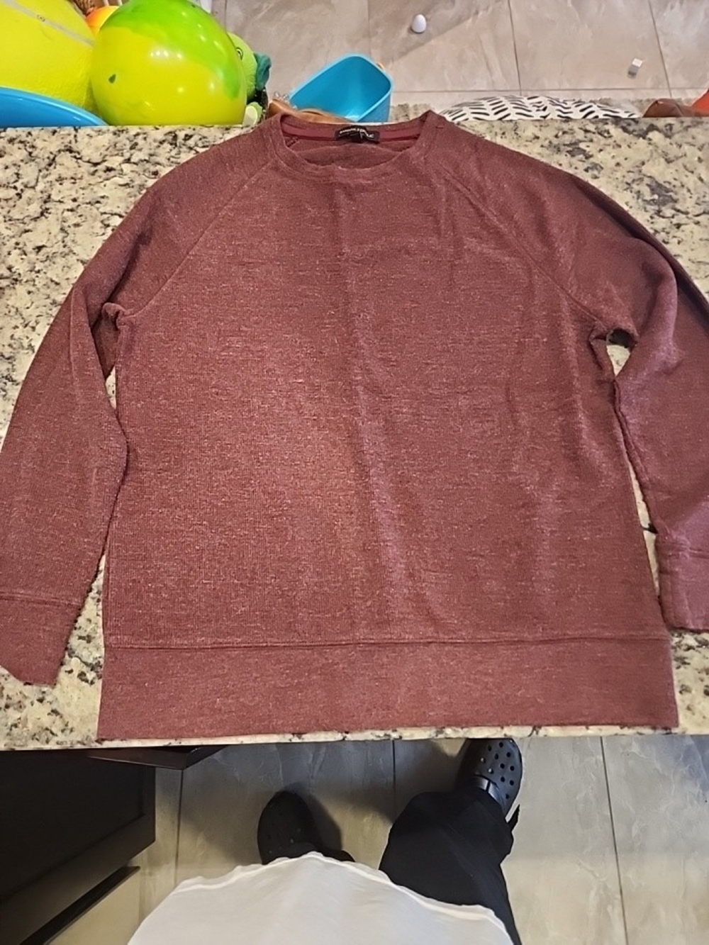 Banana Republic Men's Crewneck Sweater - Maroon